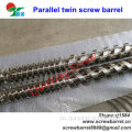 Parallel-Twin-Schraube und Fass